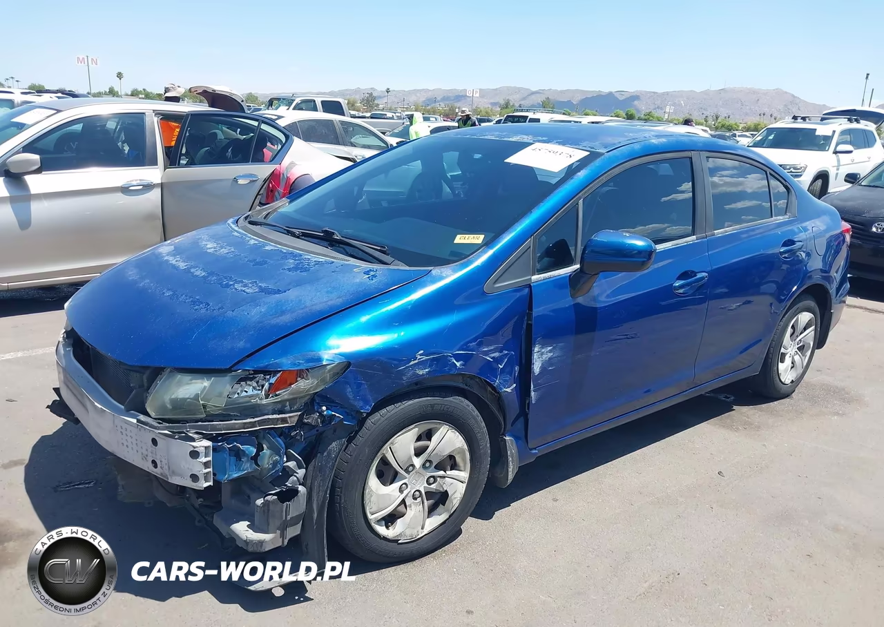 2014 Honda Civic Lx VIN:19XFB2F51EE083455 - 2