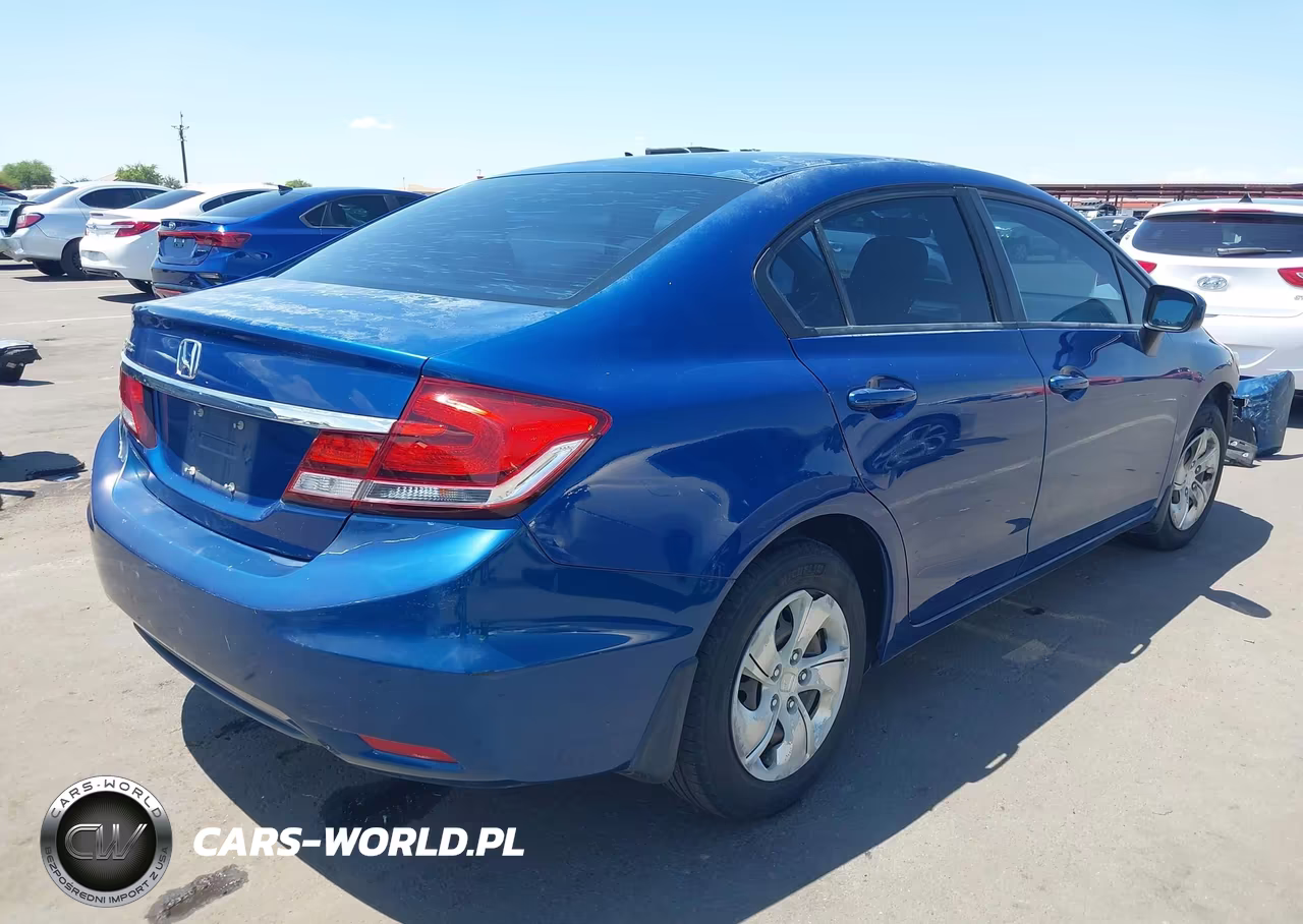 2014 Honda Civic Lx VIN:19XFB2F51EE083455 - 4