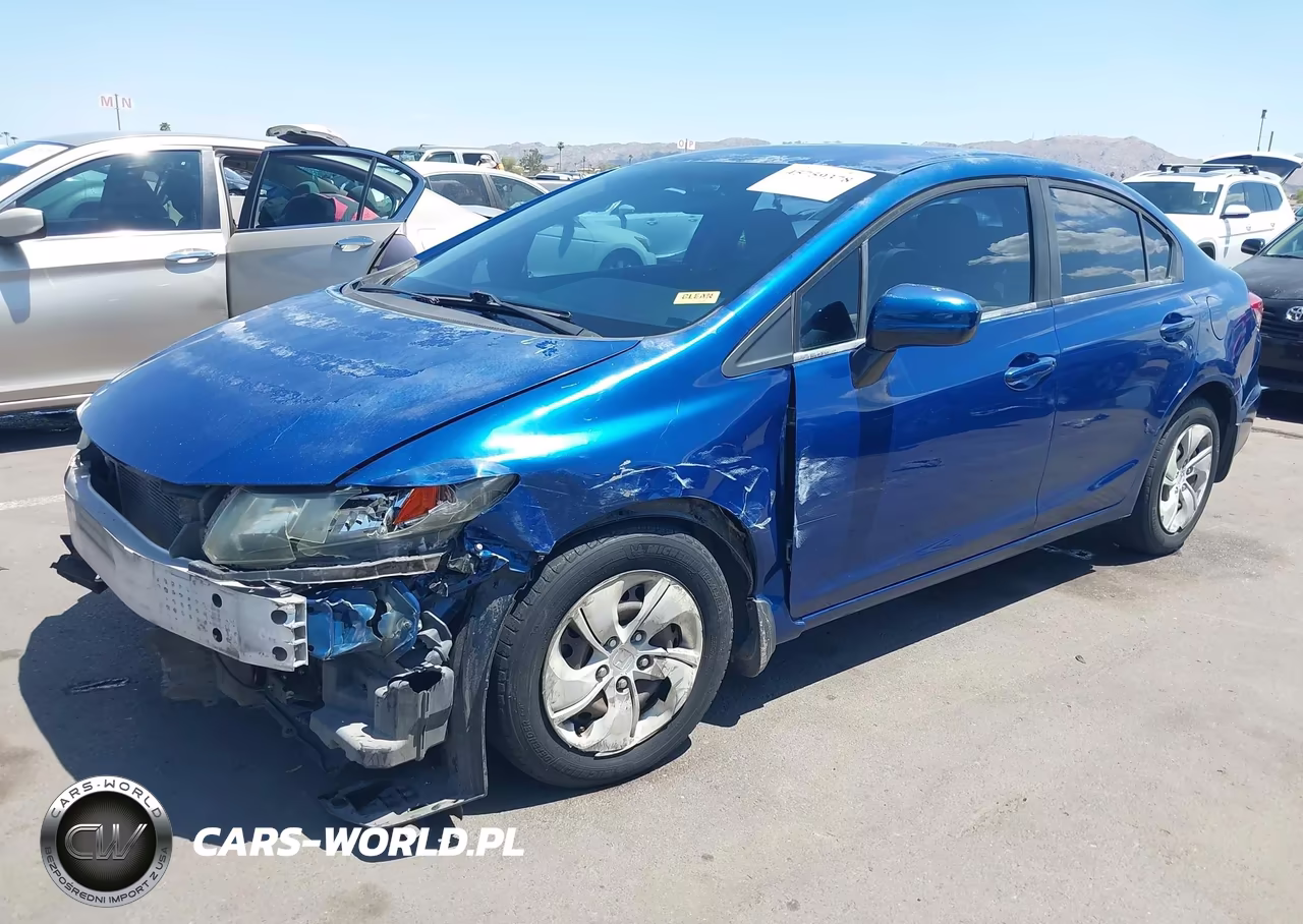 2014 Honda Civic Lx VIN:19XFB2F51EE083455 - 6