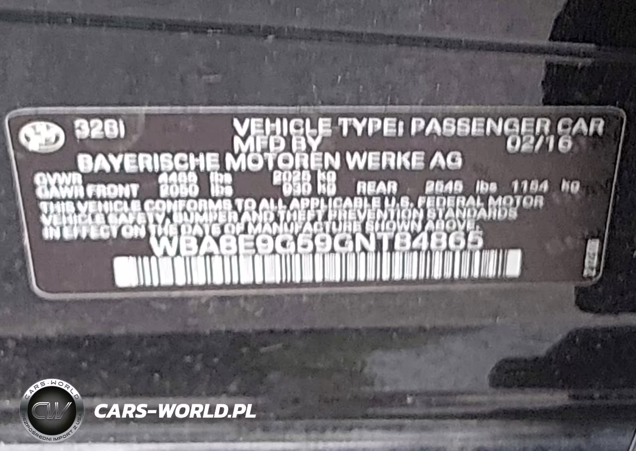 2016 BMW 328I VIN:WBA8E9G59GNT84865 - 9