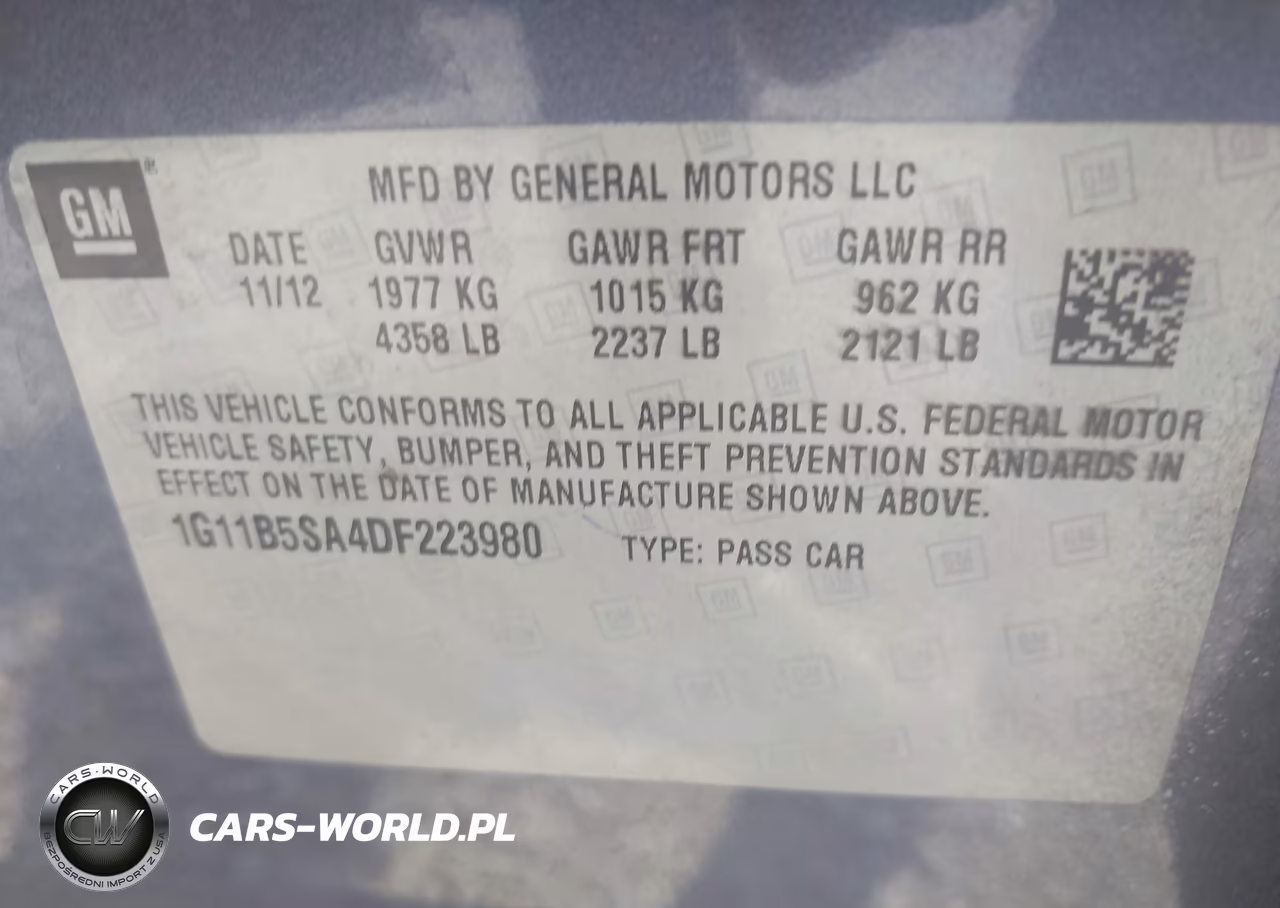 2013 Chevrolet Malibu 1Ls VIN:1G11B5SA4DF223980 - 9