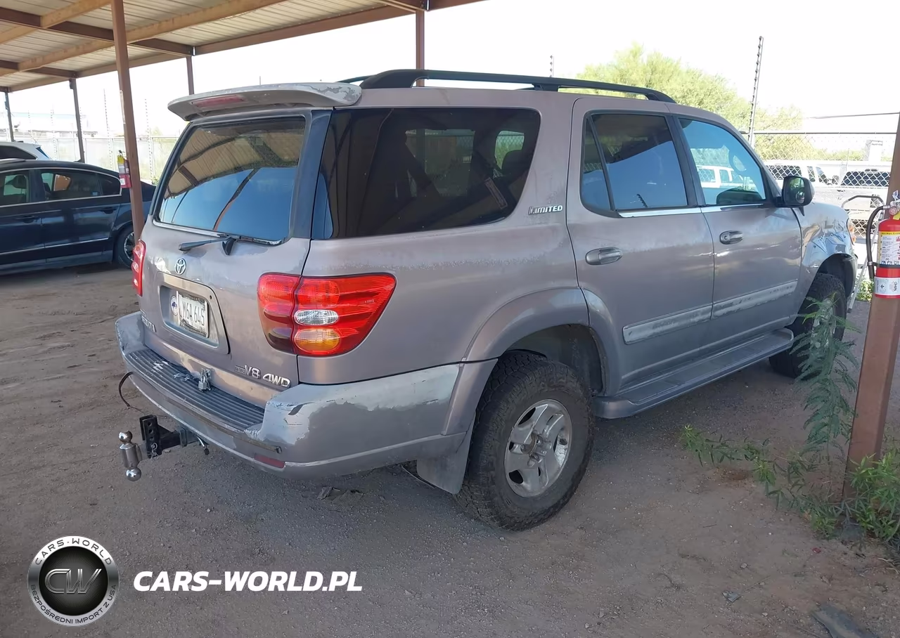 2002 Toyota Sequoia Limited VIN:5TDBT48A72S074830 - 4