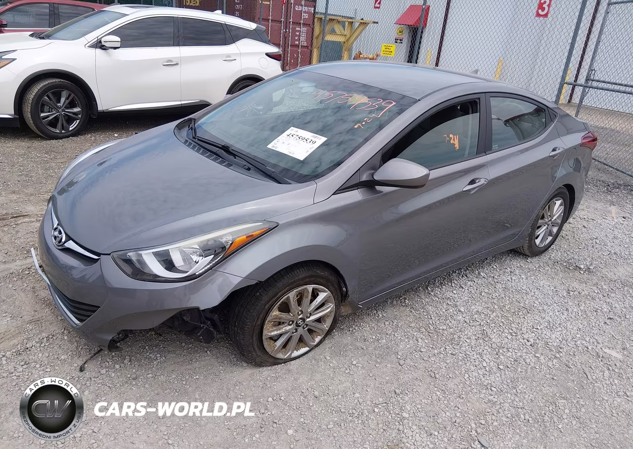 2014 Hyundai Elantra Se VIN:5NPDH4AE8EH503149 - 2