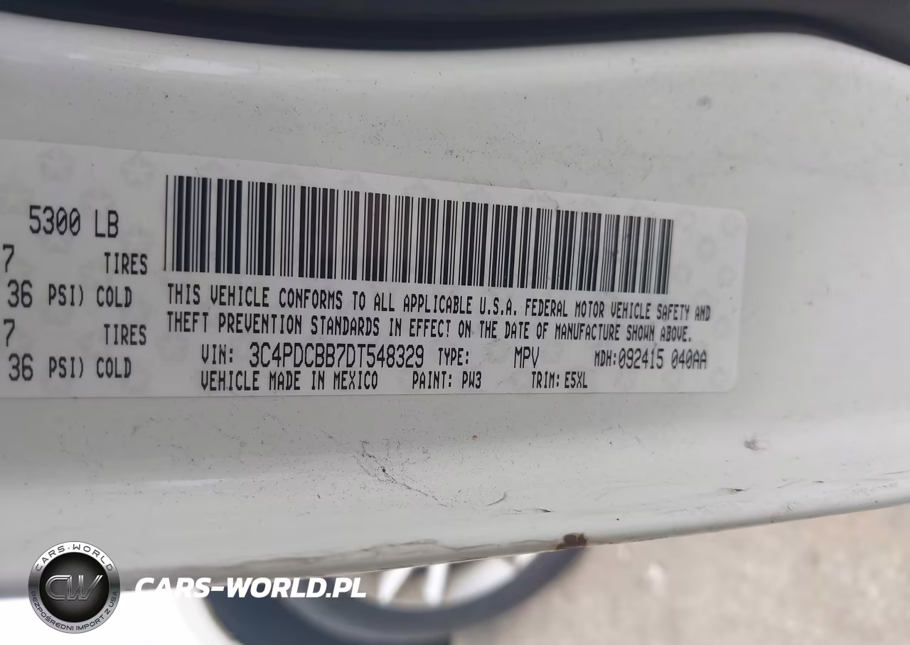 2013 Dodge Journey Sxt VIN:3C4PDCBB7DT548329 - 9