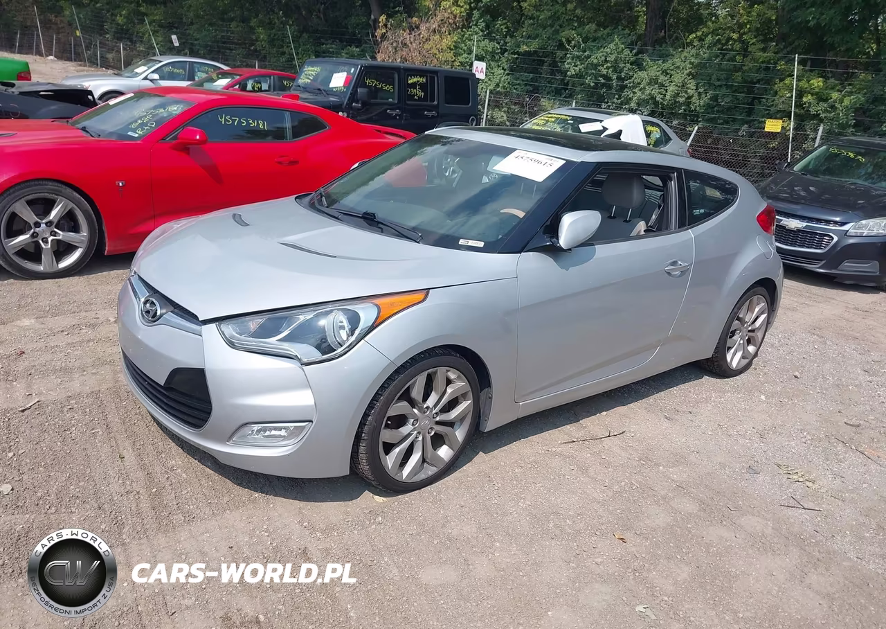 2012 Hyundai Veloster Base W-Gray VIN:KMHTC6AD1CU071239 - 2