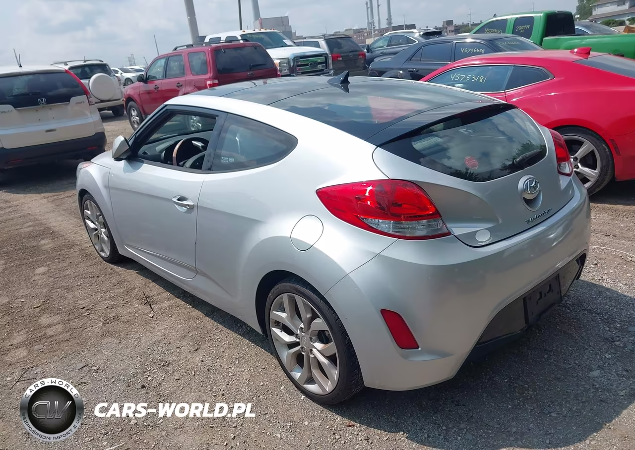 2012 Hyundai Veloster Base W-Gray VIN:KMHTC6AD1CU071239 - 3