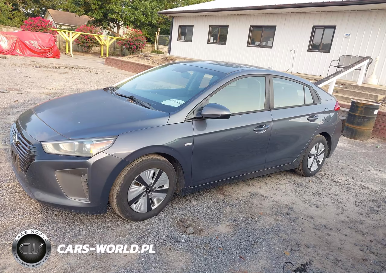 2018 Hyundai Ioniq Hybrid Blue VIN:KMHC65LC9JU076482 - 17
