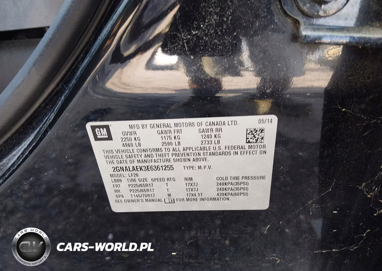 2014 Chevrolet Equinox Ls VIN:2GNALAEK3E6361255 - 9