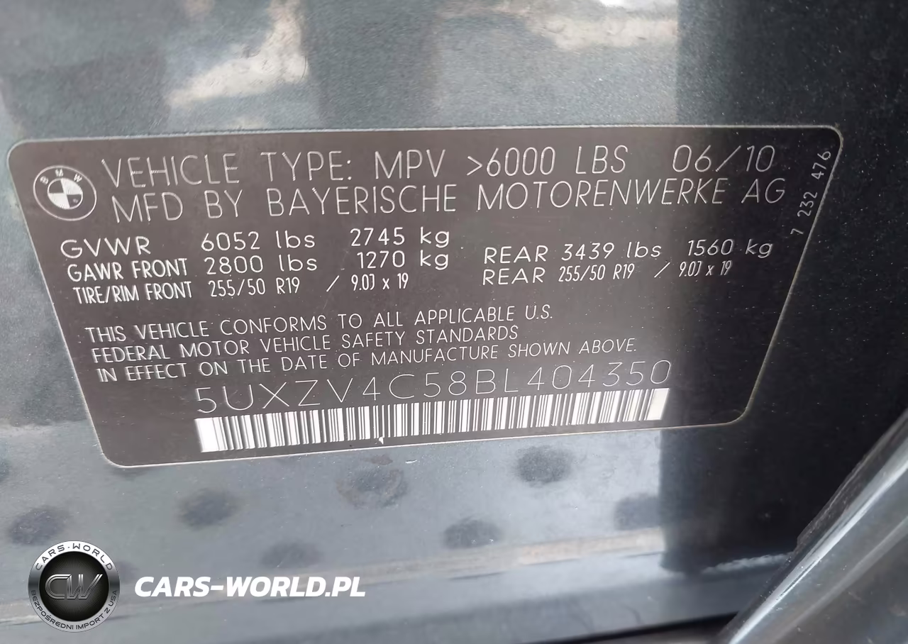 2011 BMW X5 xDrive35I-xDrive35I Premium-xDrive35I Sport Activity VIN:5UXZV4C58BL404350 - 9