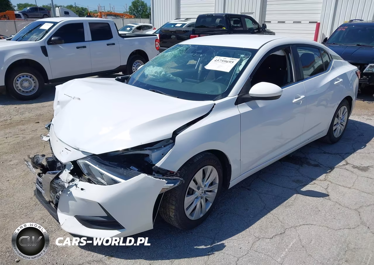 2021 Nissan Sentra S Xtronic Cvt VIN:3N1AB8BV7MY229604 - 2