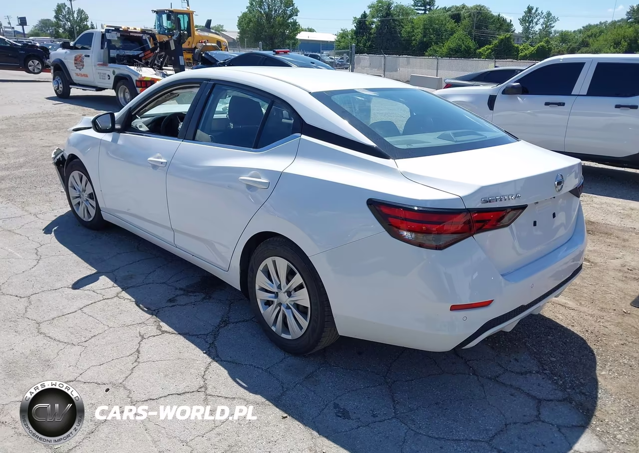 2021 Nissan Sentra S Xtronic Cvt VIN:3N1AB8BV7MY229604 - 3