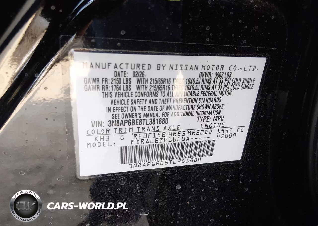 2026 Nissan Kicks S VIN:3N8AP6BE8TL381880 - 9