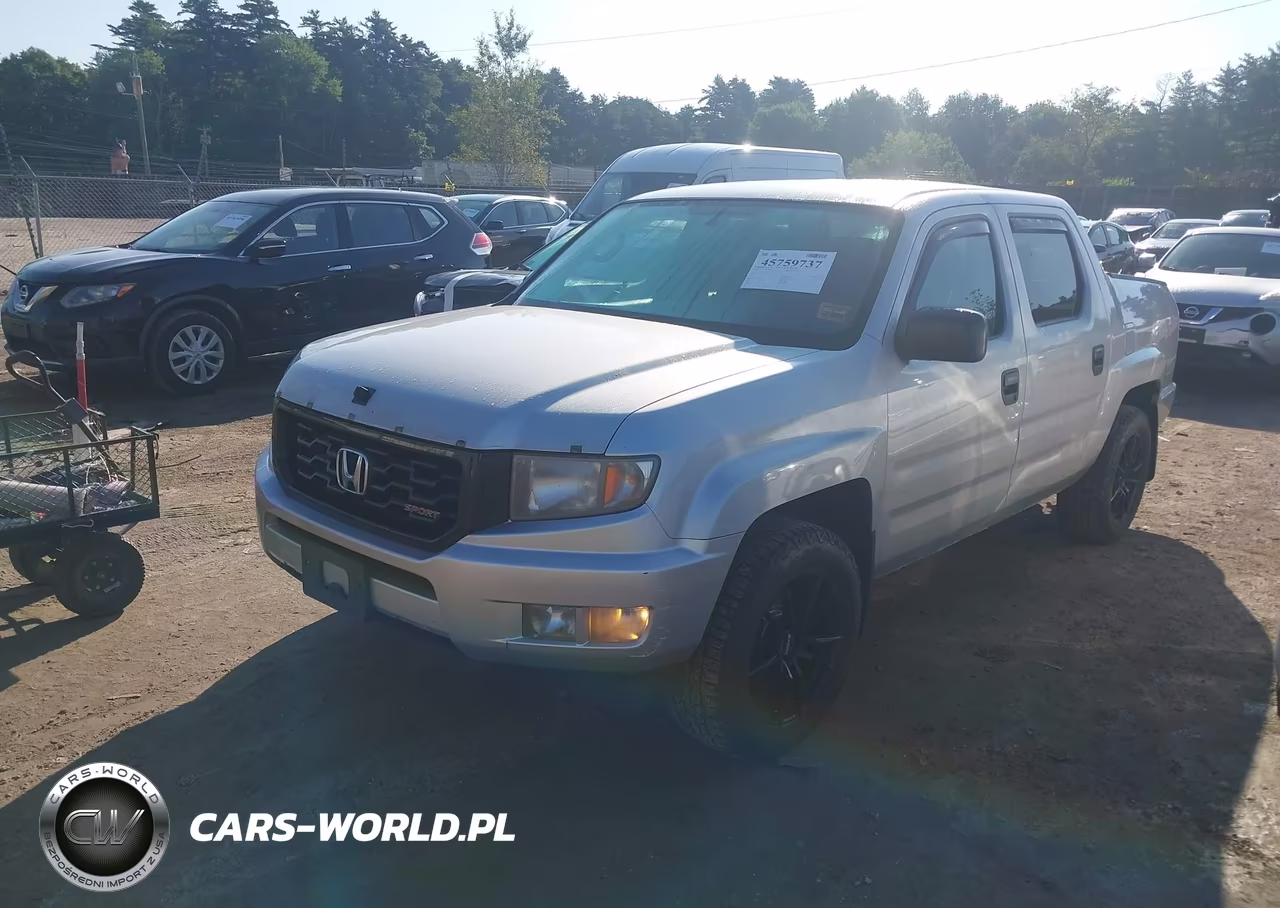 2014 Honda Ridgeline Sport VIN:5FPYK1F7XEB002622 - 2