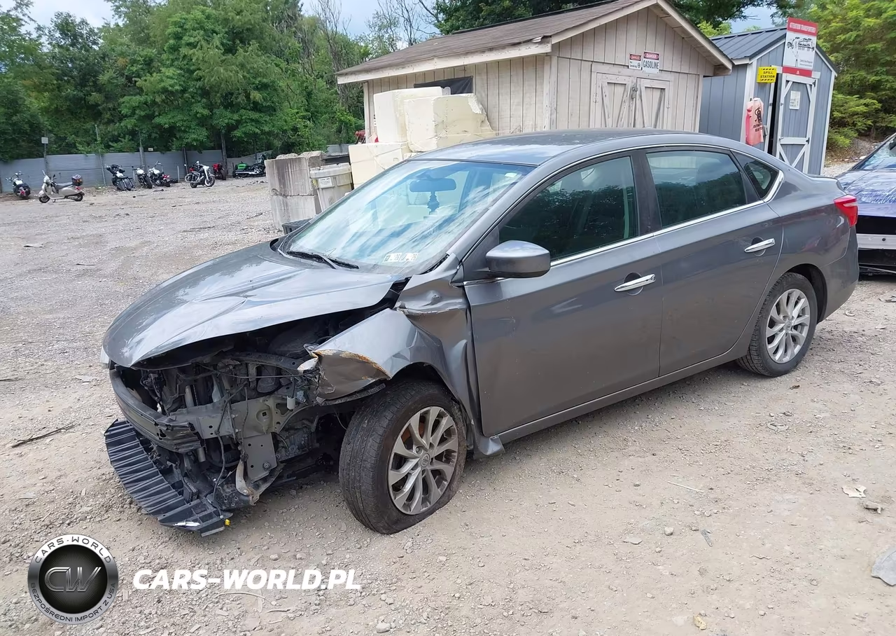 2019 Nissan Sentra Sv VIN:3N1AB7AP6KL624283 - 2