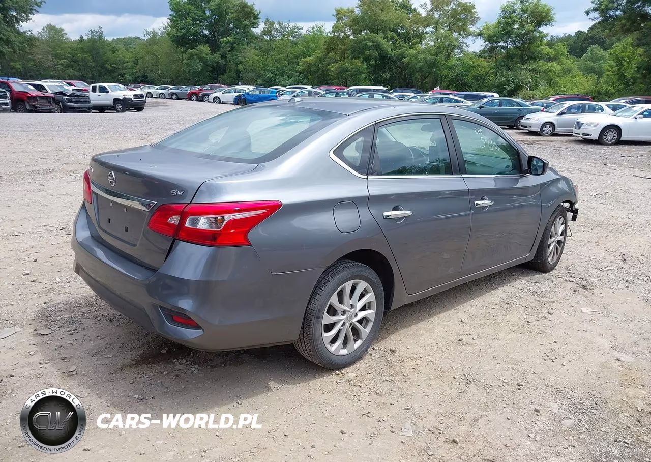 2019 Nissan Sentra Sv VIN:3N1AB7AP6KL624283 - 4