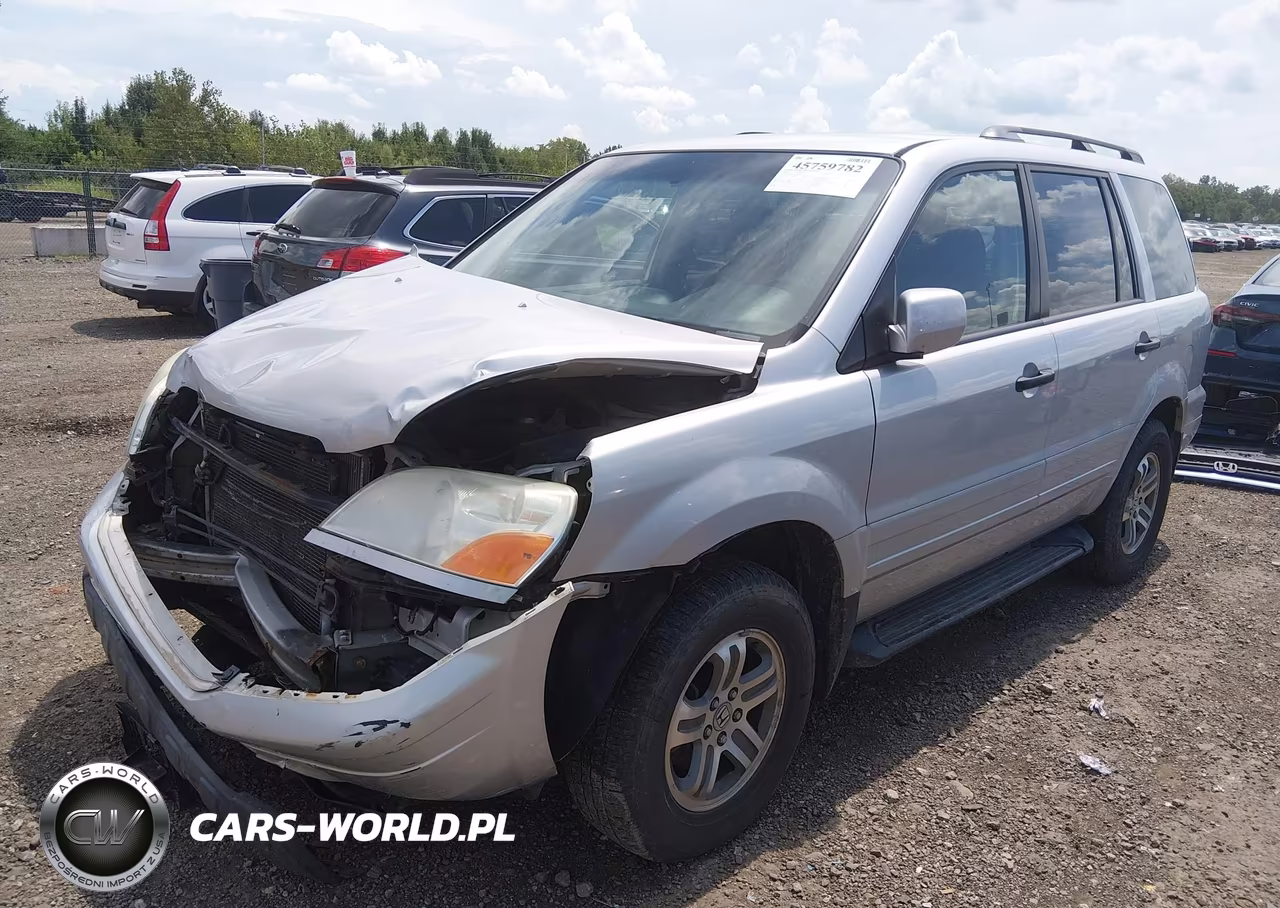 2004 Honda Pilot Ex-L VIN:2HKYF18574H529834 - 2
