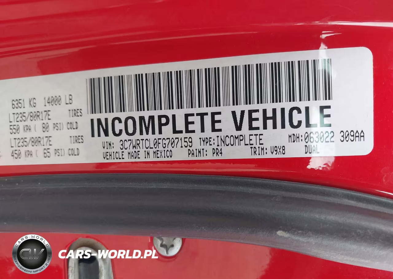2015 Ram 3500 Chassis Tradesman-Slt-Laramie VIN:3C7WRTCL0FG707159 - 9