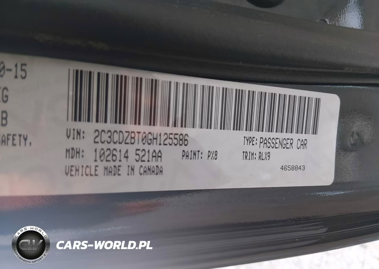 2016 Dodge Challenger R-T Plus VIN:2C3CDZBT0GH125586 - 9