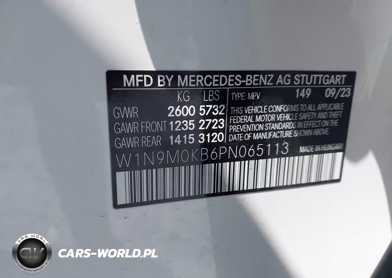 2023 Mercedes-Benz Eqb 300 Suv 4Matic VIN:W1N9M0KB6PN065113 - 9