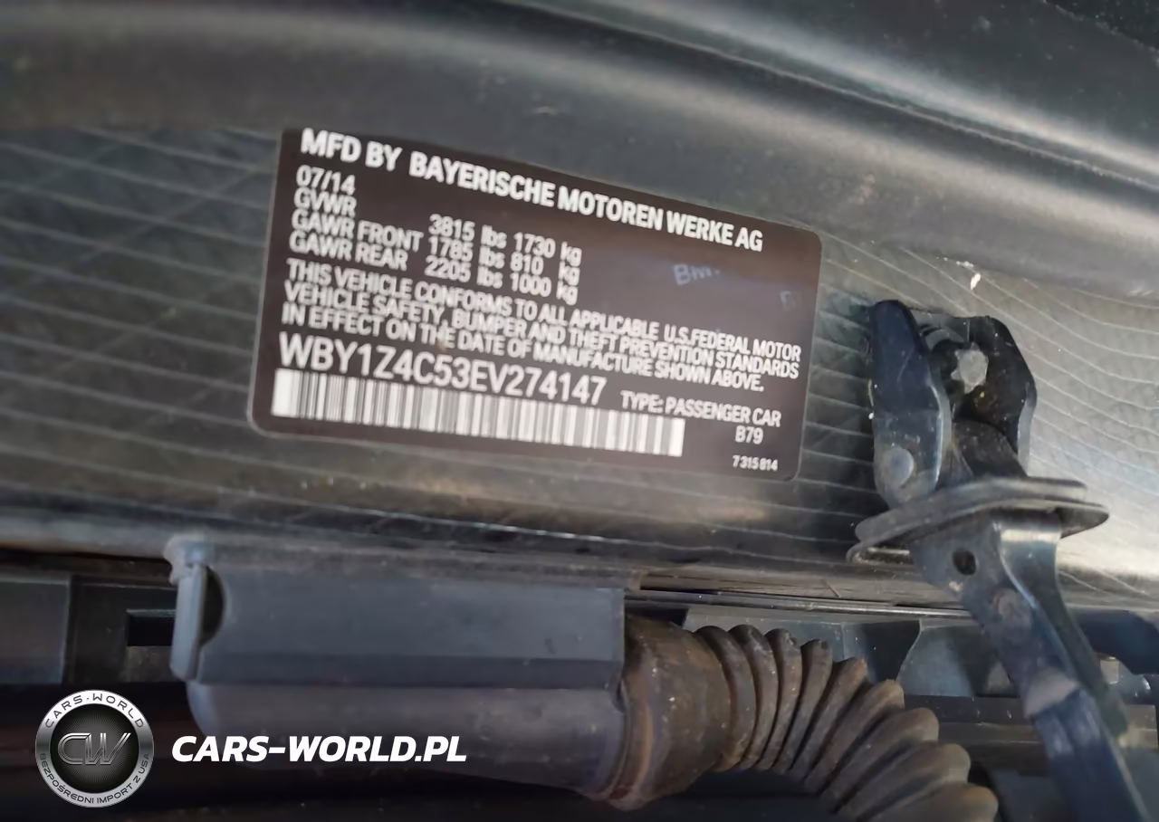 2014 BMW I3 Base W-Range Extender VIN:WBY1Z4C53EV274147 - 9