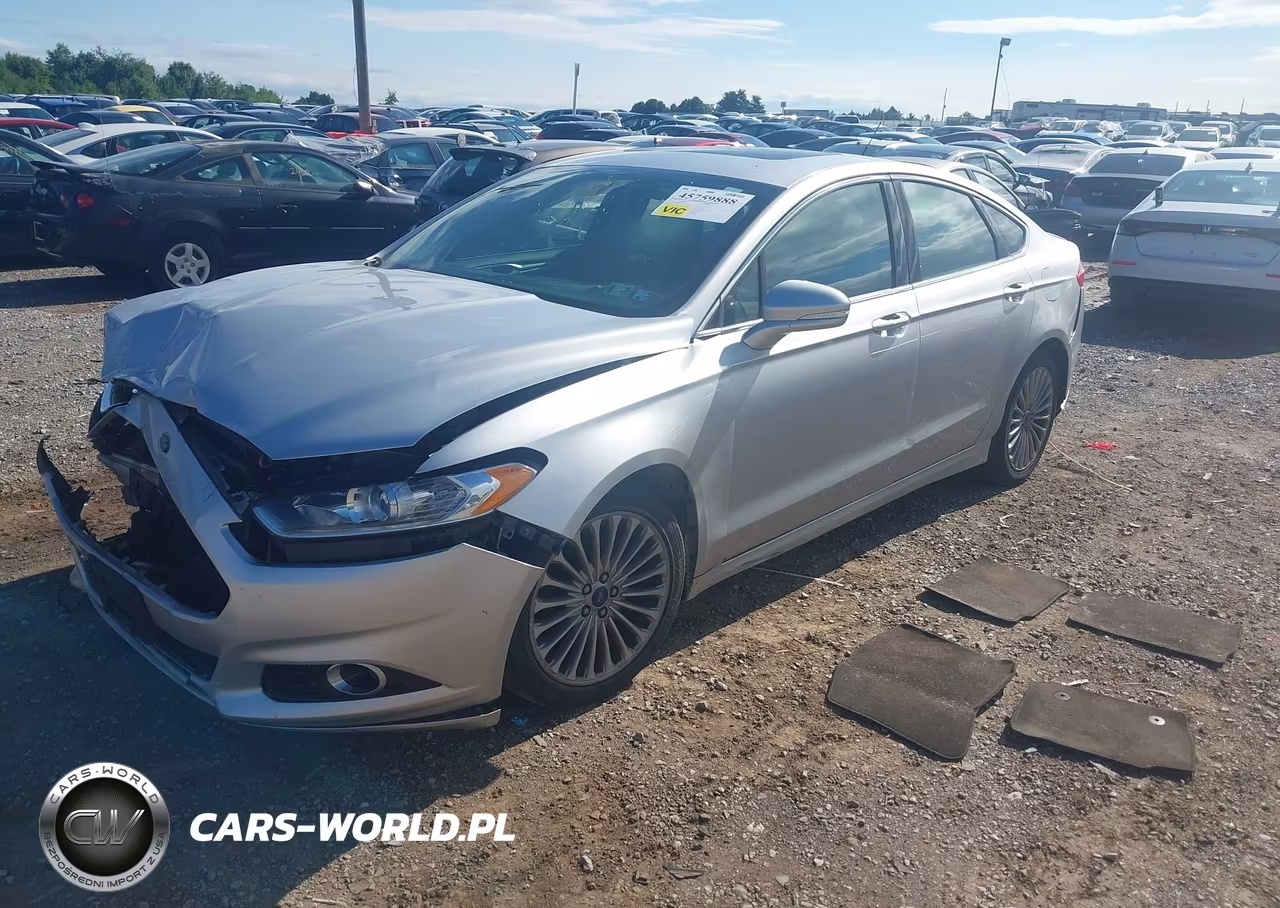 2015 Ford Fusion Titanium VIN:3FA6P0K95FR162206 - 2