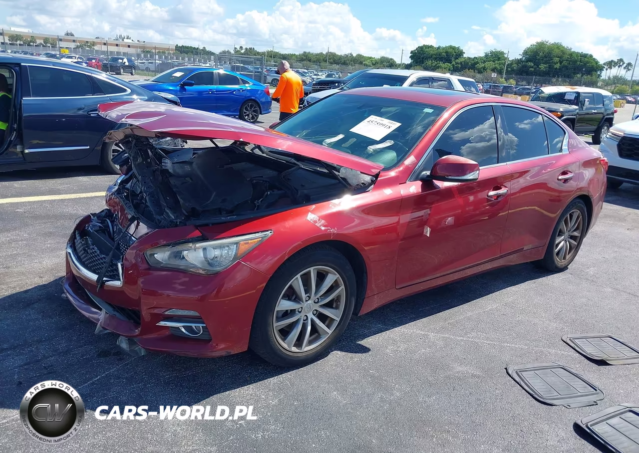 2015 Infiniti Q50 Premium-Sport VIN:JN1BV7AP8FM337552 - 2