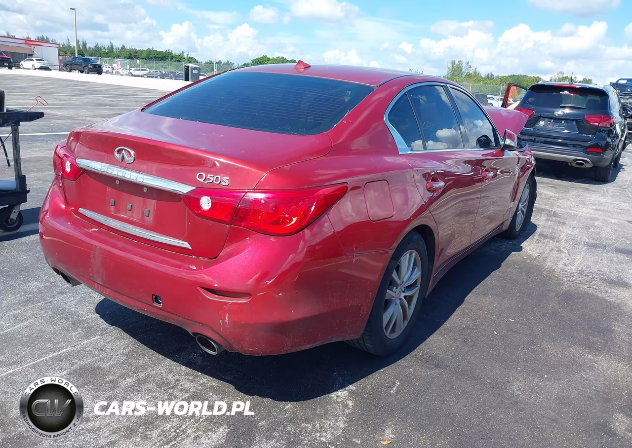 2015 Infiniti Q50 Premium-Sport VIN:JN1BV7AP8FM337552 - 4