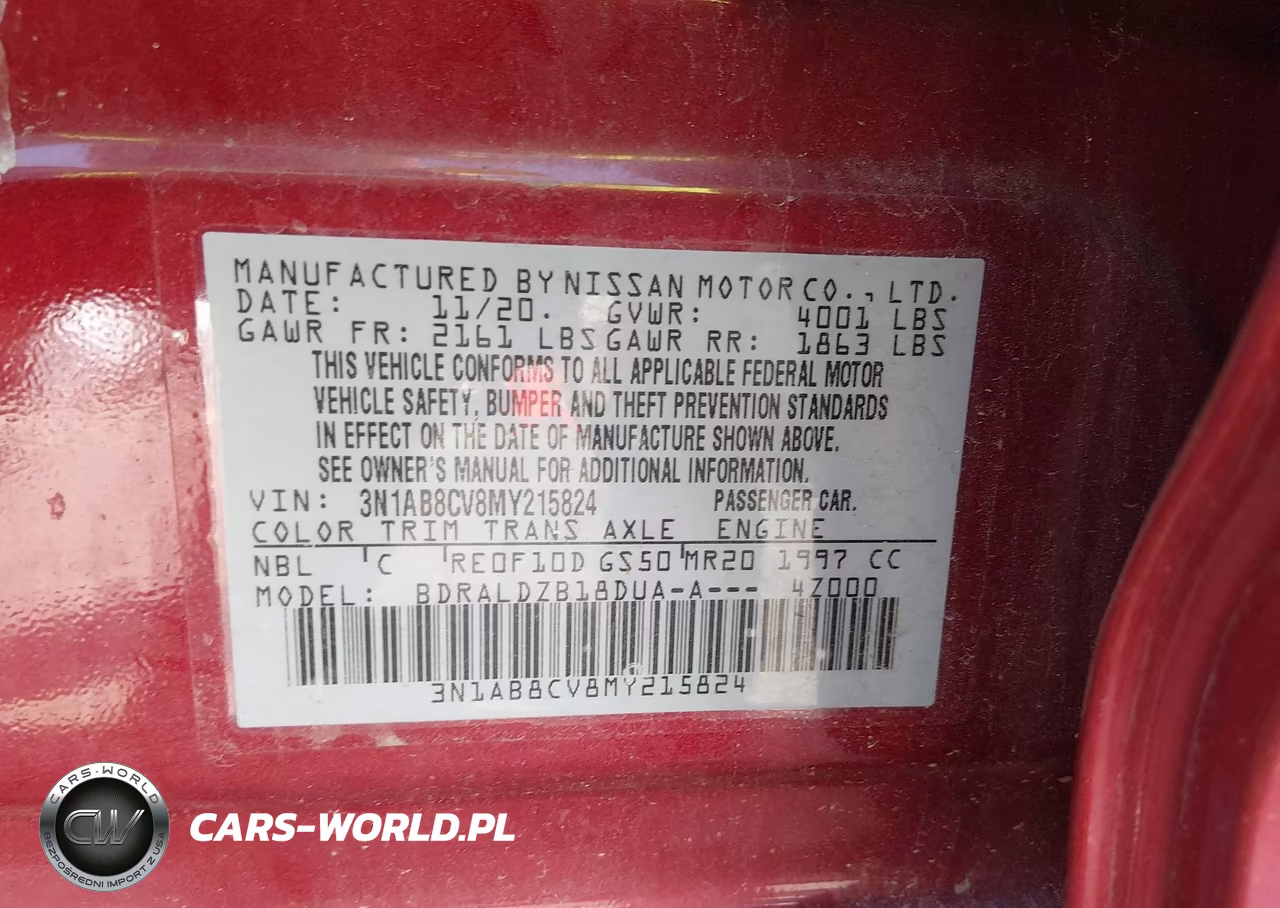 2021 Nissan Sentra Sv Xtronic Cvt VIN:3N1AB8CV8MY215824 - 9