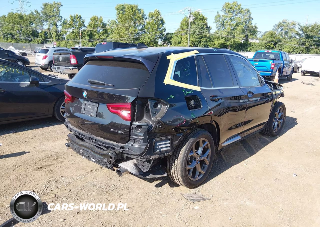 2021 BMW X3 xDrive30I VIN:5UXTY5C0XM9F25875 - 4