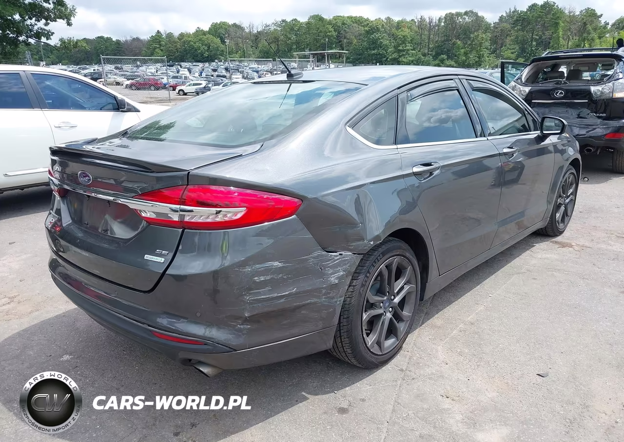 2018 Ford Fusion Se VIN:3FA6P0HD5JR251021 - 4
