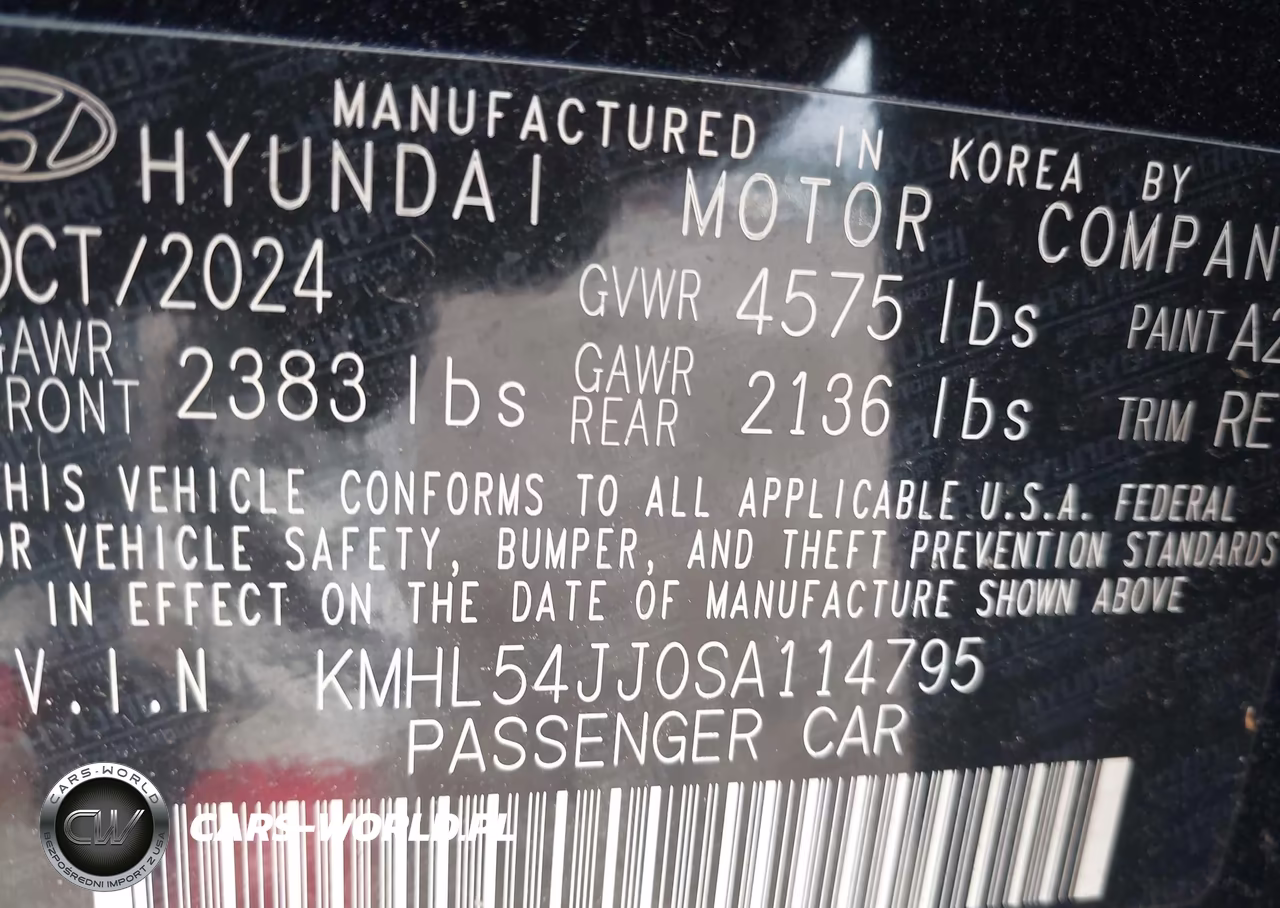 2025 Hyundai Sonata Hybrid Limited VIN:KMHL54JJ0SA114795 - 9