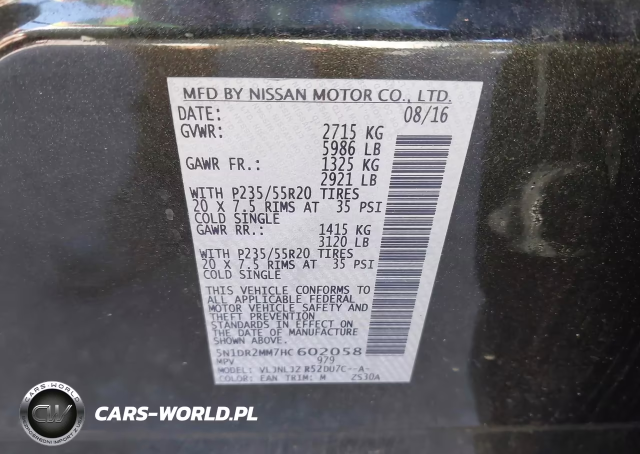 2017 Nissan Pathfinder Platinum VIN:5N1DR2MM7HC602058 - 9