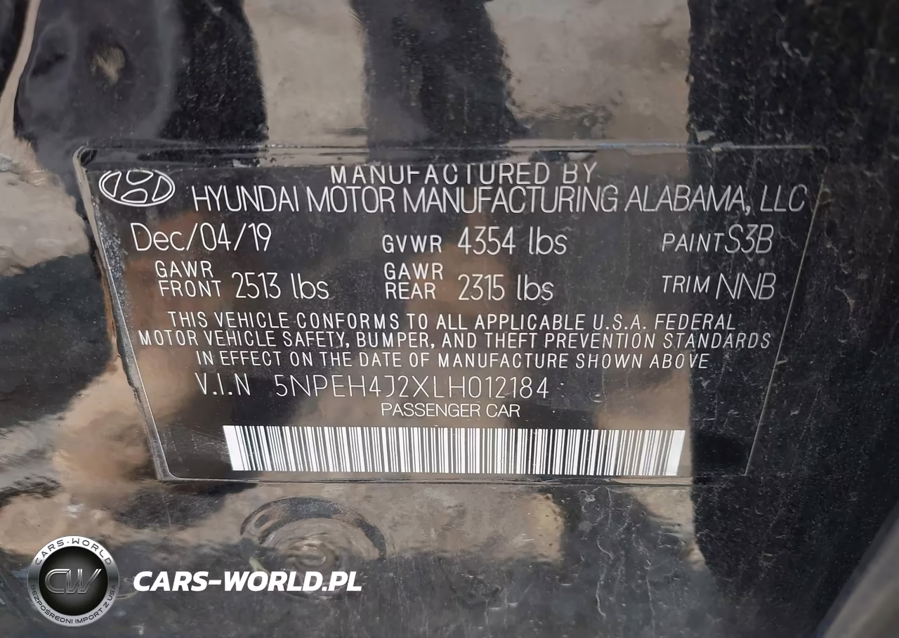 2020 Hyundai Sonata Limited VIN:5NPEH4J2XLH012184 - 9