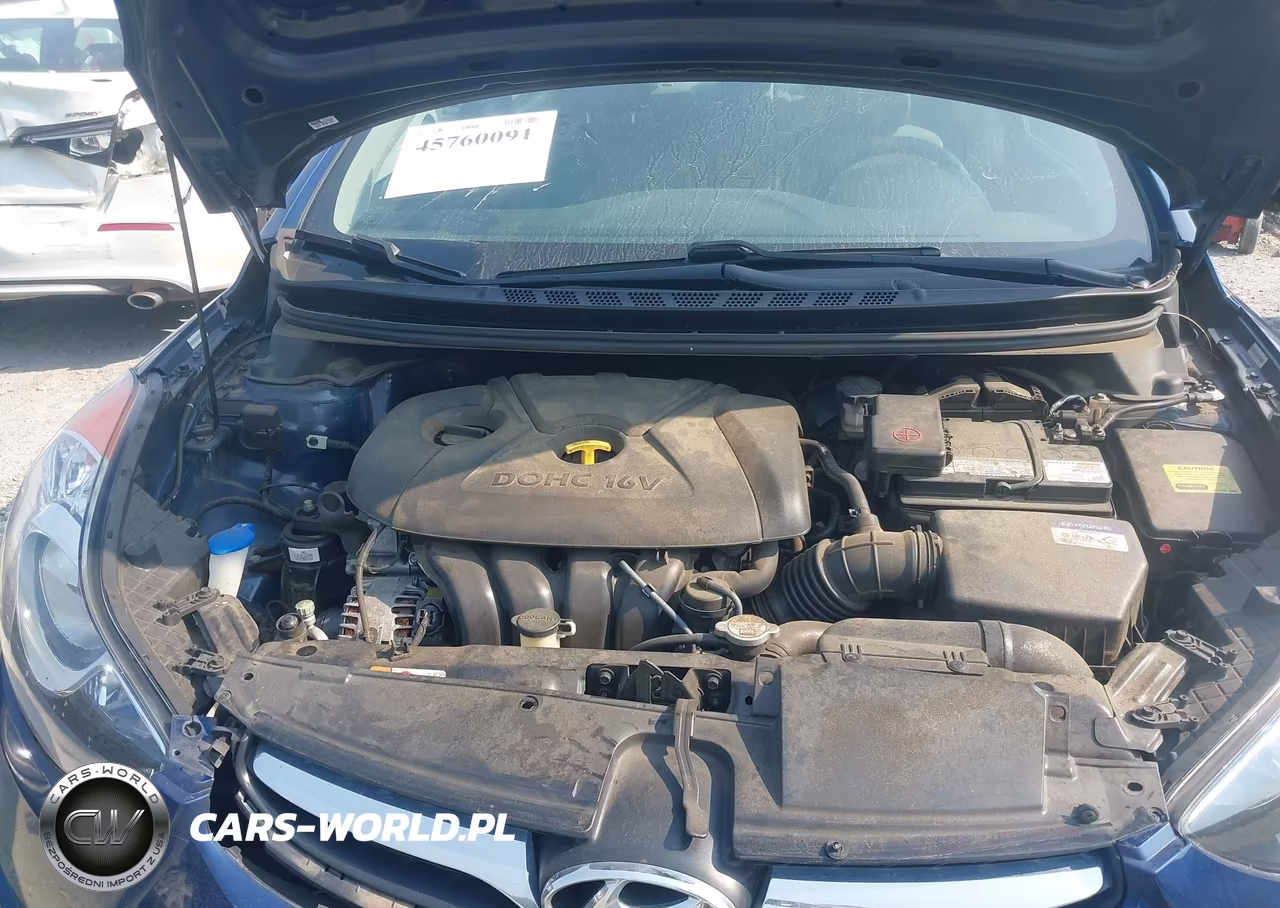 2013 Hyundai Elantra Gls VIN:KMHDH4AE3DU485644 - 10