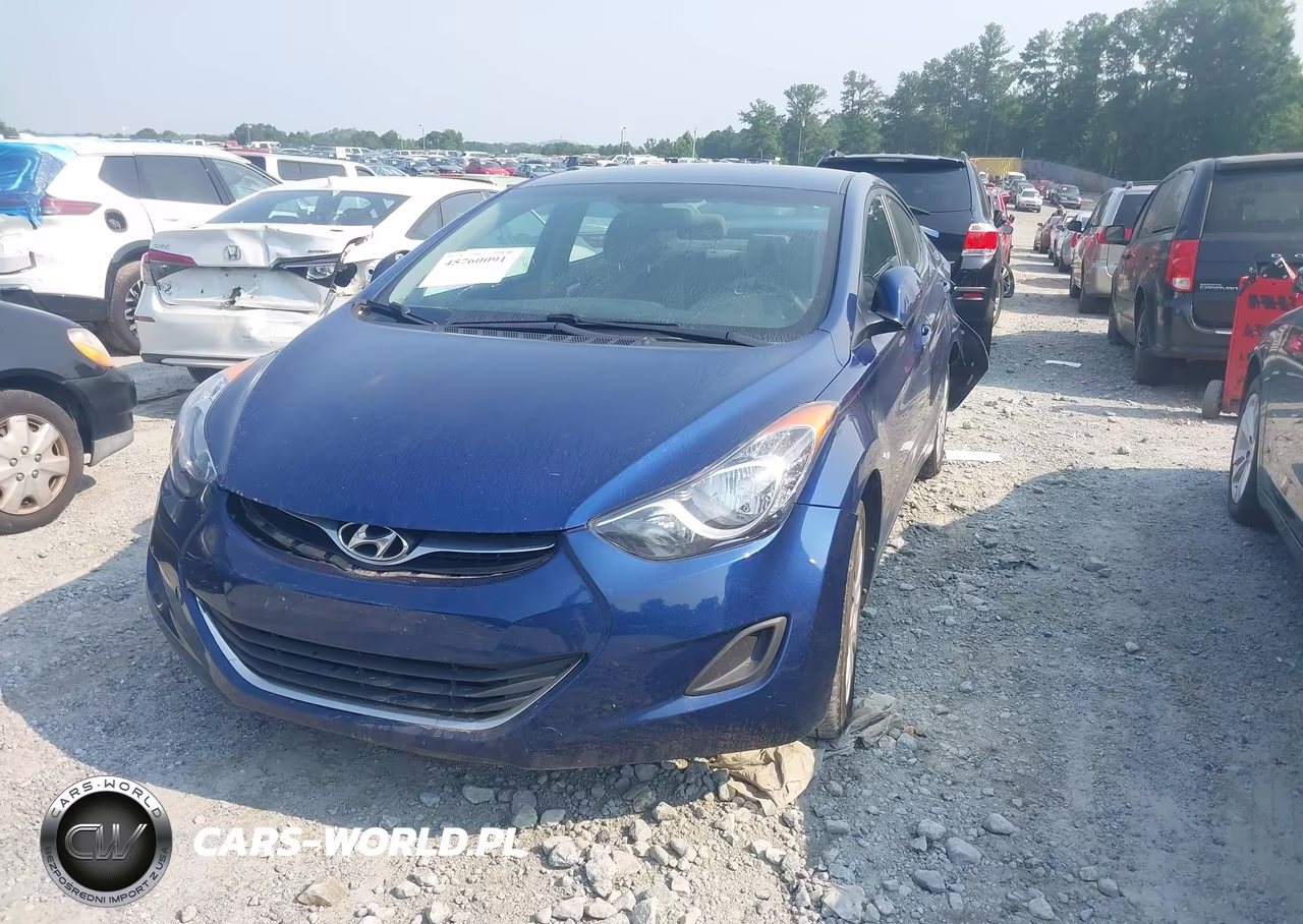 2013 Hyundai Elantra Gls VIN:KMHDH4AE3DU485644 - 2