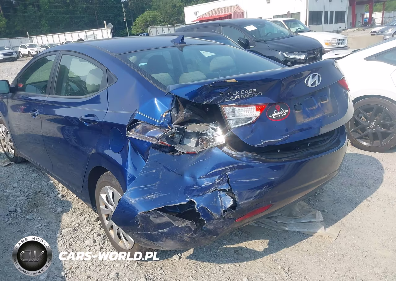 2013 Hyundai Elantra Gls VIN:KMHDH4AE3DU485644 - 6