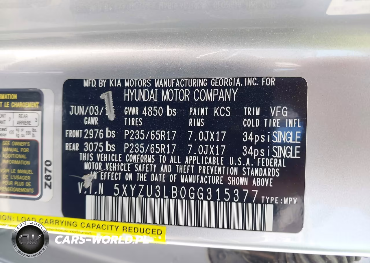 2016 Hyundai Santa Fe Sport 2.4L VIN:5XYZU3LB0GG315377 - 9