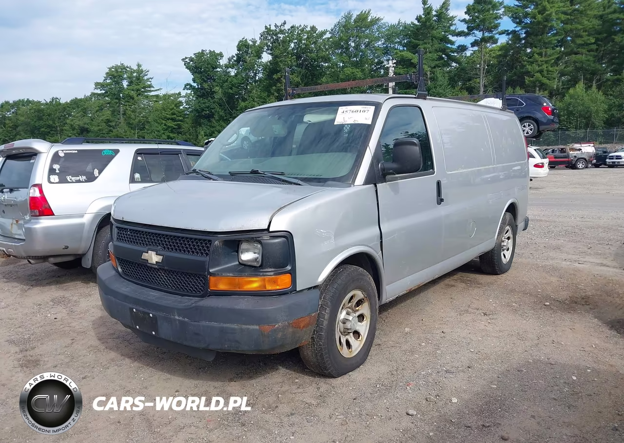 2010 Chevrolet Express 1500 Work Van VIN:1GCUGADX0A1181543 - 2