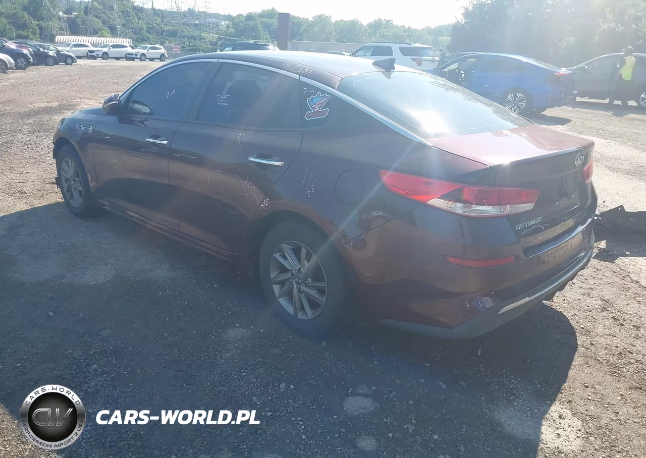 2019 Kia Optima Lx VIN:5XXGT4L30KG343721 - 3