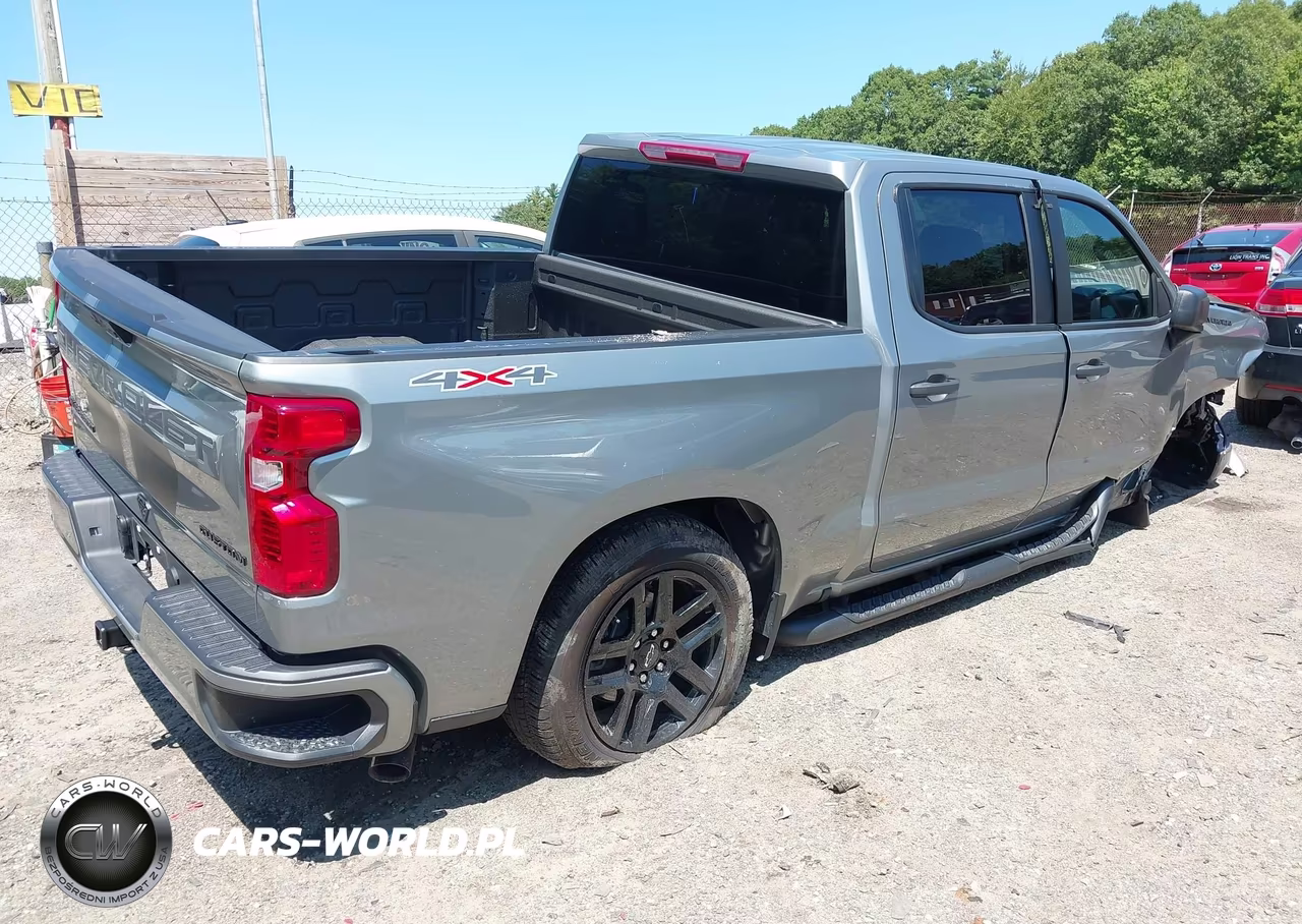 2025 Chevrolet Silverado 1500 4Wd Short Bed Custom VIN:1GCPKBEK8SZ338114 - 4