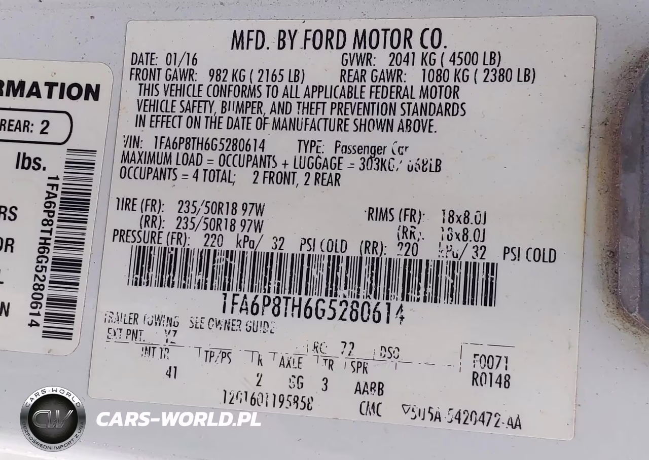 2016 Ford Mustang Ecoboost VIN:1FA6P8TH6G5280614 - 9