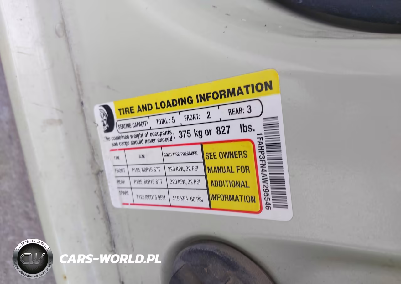 2010 Ford Focus Se VIN:1FAHP3FN4AW295546 - 9