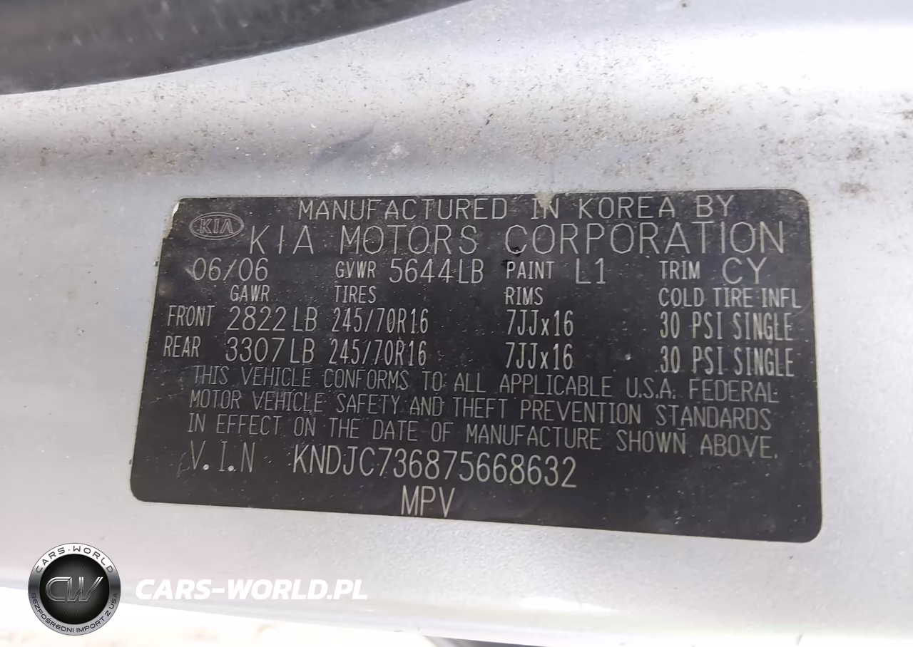 2007 Kia Sorento Lx VIN:KNDJC736875668632 - 9