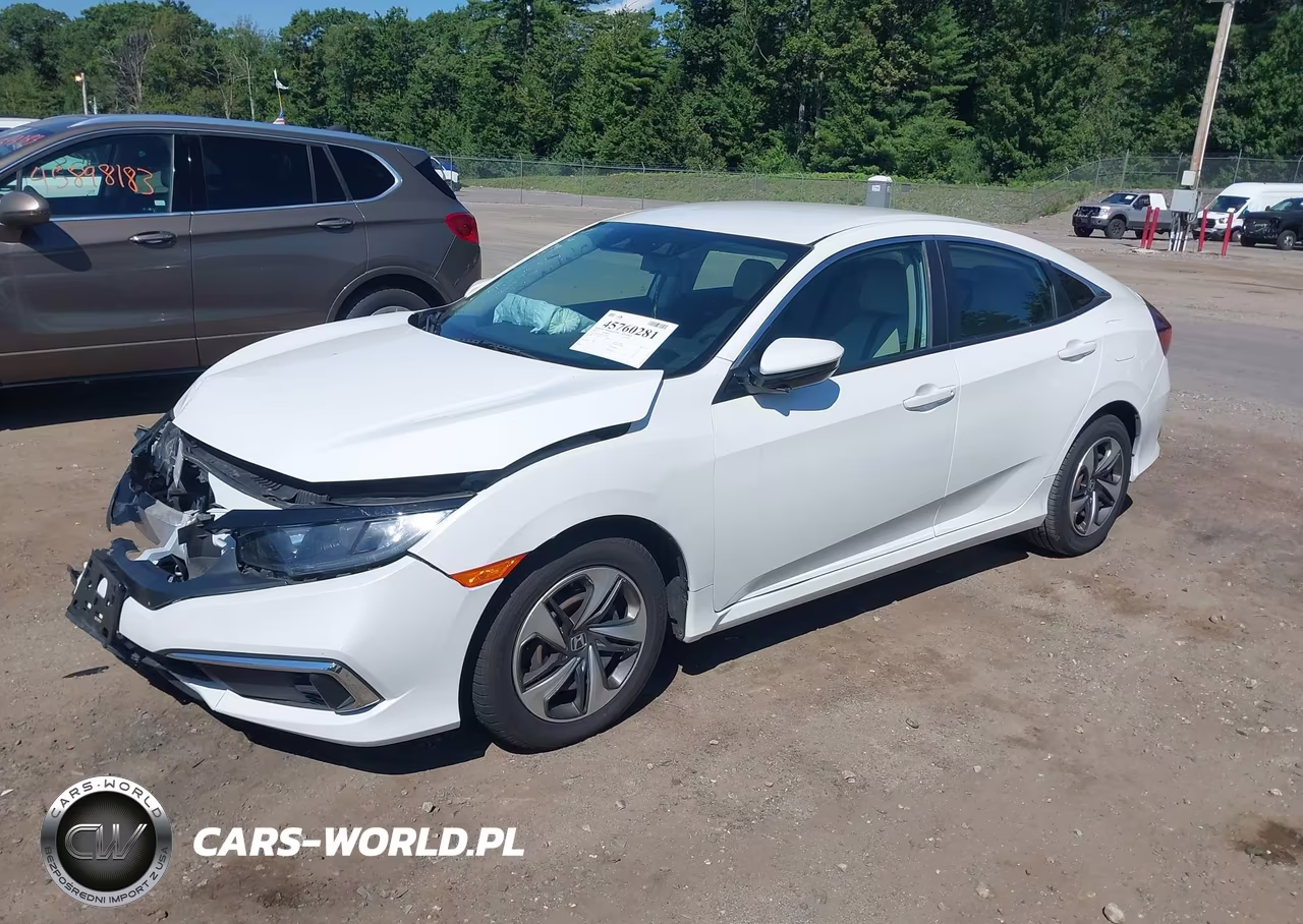 2020 Honda Civic Lx VIN:2HGFC2F66LH541399 - 2