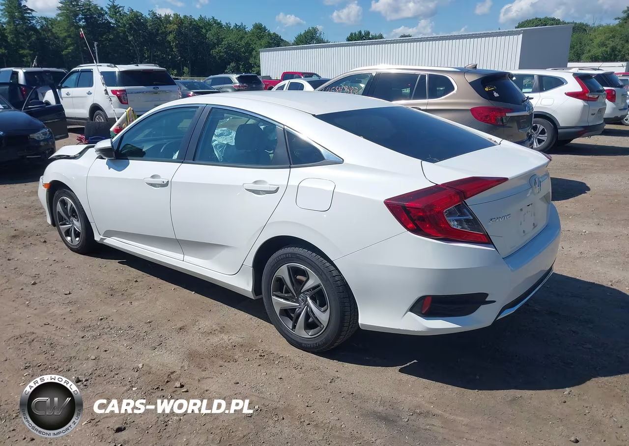 2020 Honda Civic Lx VIN:2HGFC2F66LH541399 - 3
