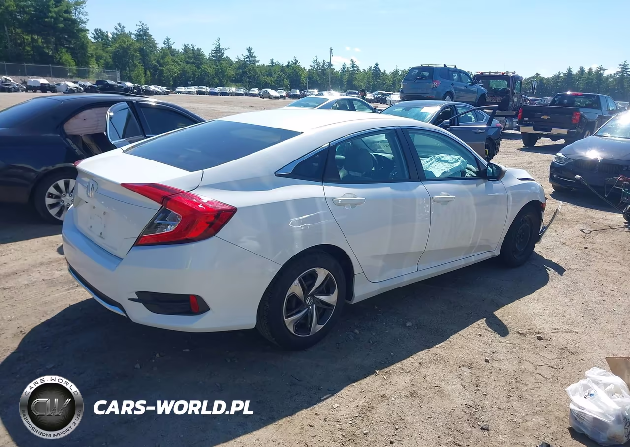 2020 Honda Civic Lx VIN:2HGFC2F66LH541399 - 4
