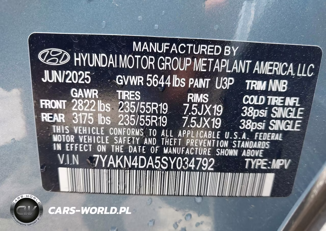 2025 Hyundai Ioniq 5 Sel VIN:7YAKN4DA5SY034792 - 9