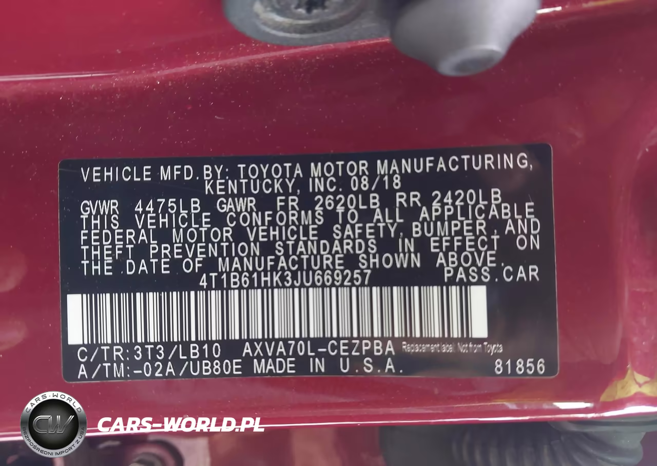 2018 Toyota Camry Xse VIN:4T1B61HK3JU669257 - 9