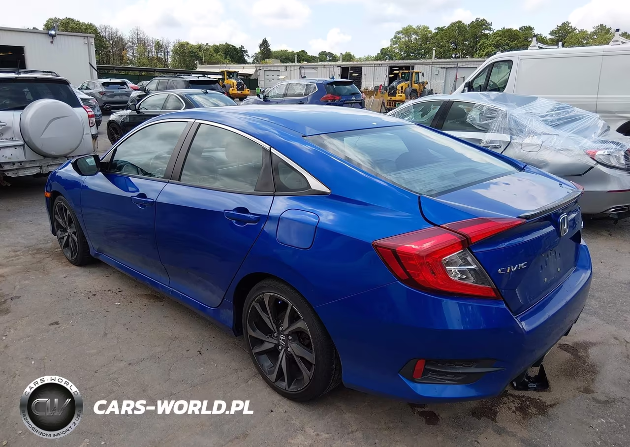2019 Honda Civic Sport VIN:2HGFC2F81KH543657 - 3