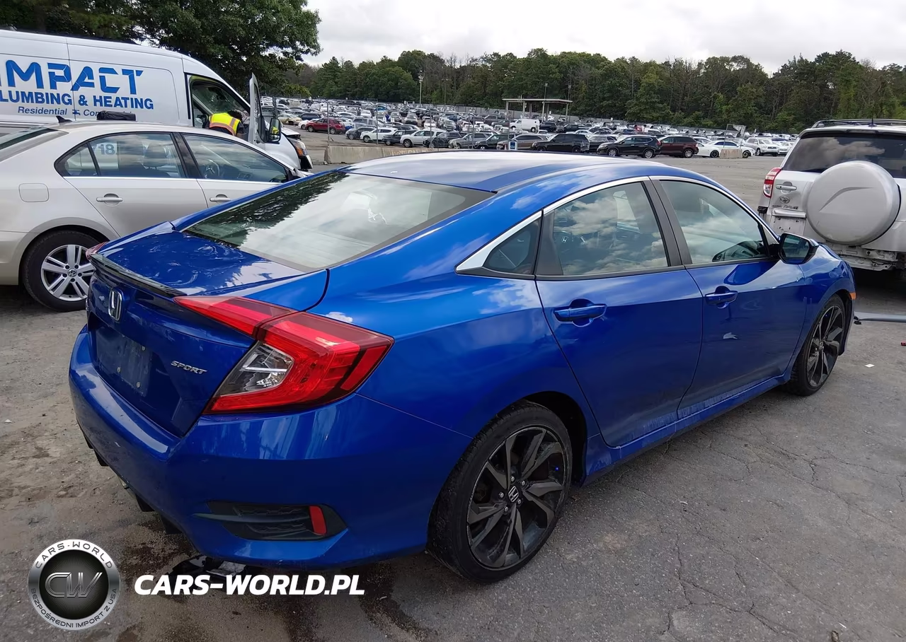 2019 Honda Civic Sport VIN:2HGFC2F81KH543657 - 4